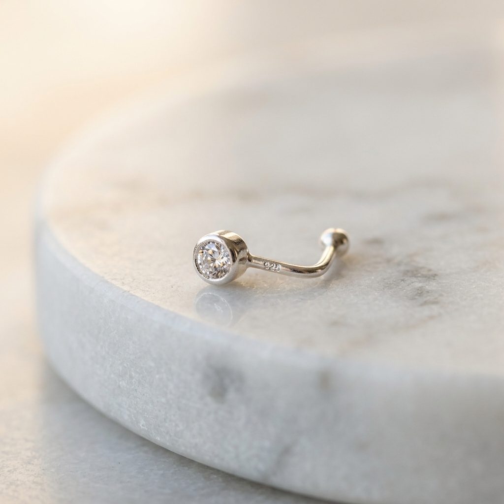 Pure Silver Nose Pin
